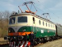 Ve vlaku byla zařazena i naše historická el. lokomotiva  E 499 Bobina
